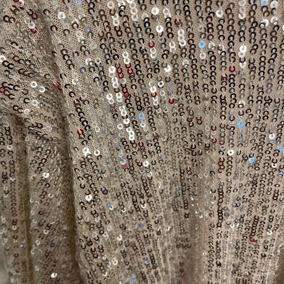 VENUS Shimmering Silver Sequin Jumpsuit/ Romper - Picture 6 of 8